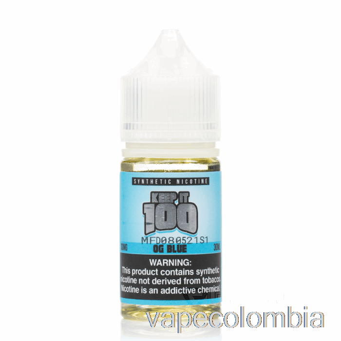 Kit Completo De Vapeo Con Sales Azules - Mantenlo 100 - 30ml 50mg